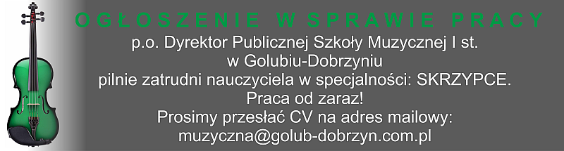 Ogłoszenie w sprawie pracy